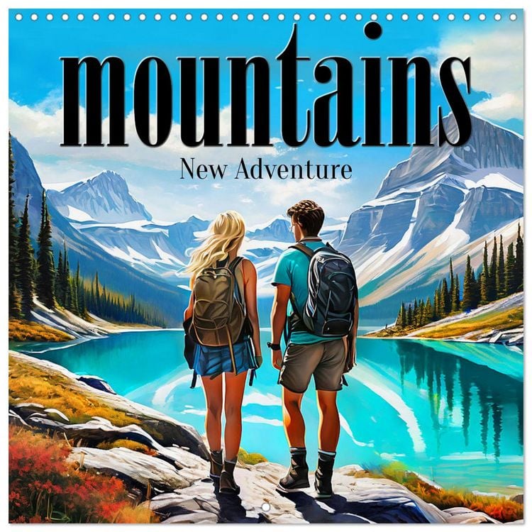 Produktbild: Mountains New Adventure (Wall Calendar 2026 12 &times; 12 Inch) CALVENDO 12 Month Wall Calendar