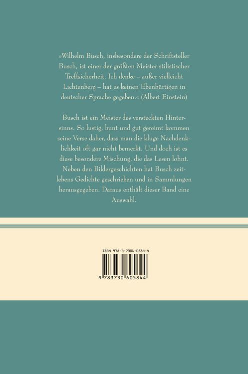 Produktbild: Wilhelm Busch, Solange Herz und Auge offen - Die sch&ouml;nsten Gedichte