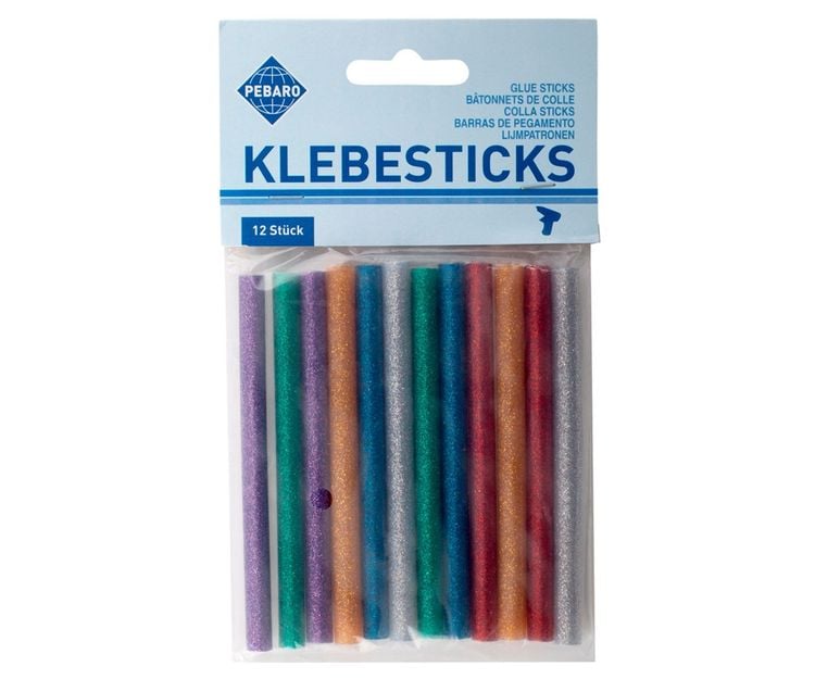 Produktbild: PEBARO 269GLITTER - 12 Klebesticks glitzernd, f&uuml;r Pebaro Hei&szlig;klebepistole Art.269ok