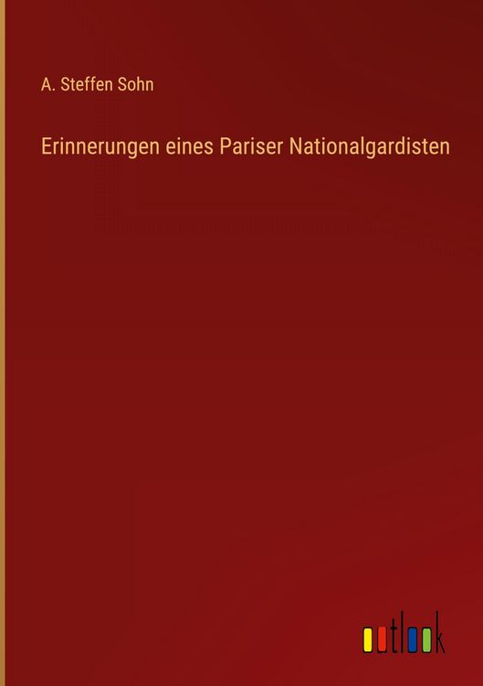Produktbild: Erinnerungen eines Pariser Nationalgardisten