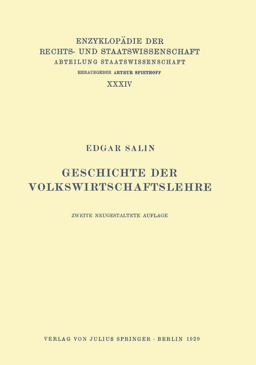 Produktbild: Geschichte der Volkswirtschaftslehre