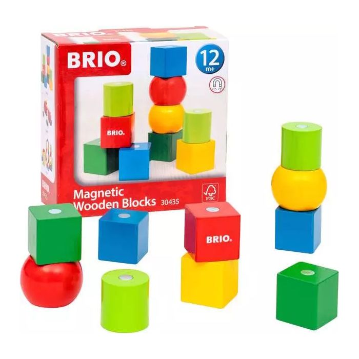 Produktbild: BRIO - Bunte magnetische Bausteine