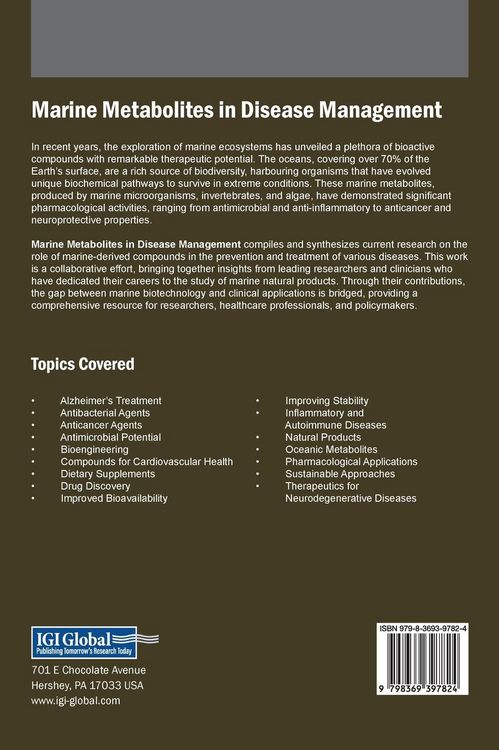 Produktbild: Marine Metabolites in Disease Management, VOL 2