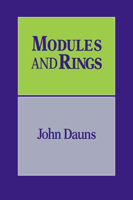 Produktbild: Modules and Rings