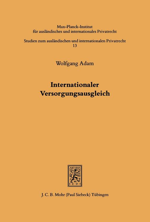Produktbild: Internationaler Versorgungsausgleich