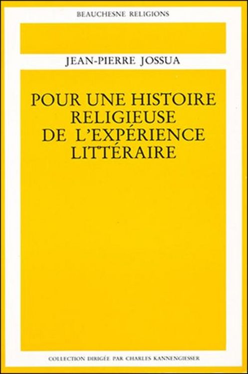 Produktbild: Pour une Histoire Religieuse de l Experience Litteraire Tome 3 Dieu