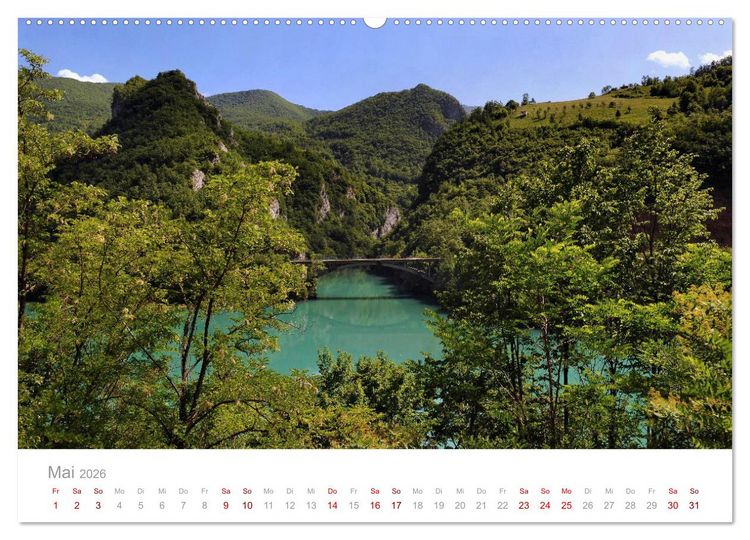 Produktbild: Kreuz und quer durch Bosnien-Herzegowina (Wandkalender 2026 DIN A2 quer), CALVENDO Monatskalender