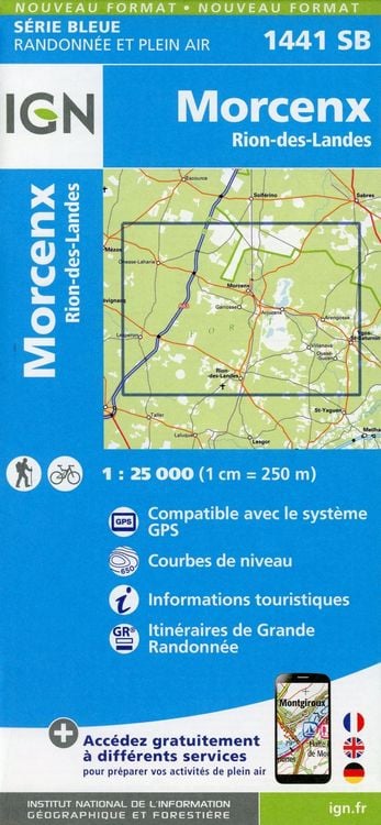 Produktbild: Morcenx Pios 1:25 000