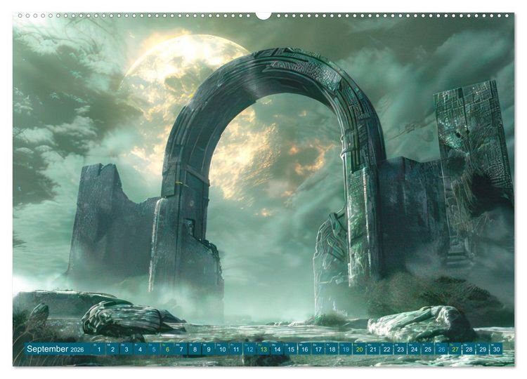 Produktbild: Mystische r&auml;tselhafte Orte (Wandkalender 2026 DIN A2 quer), CALVENDO Monatskalender