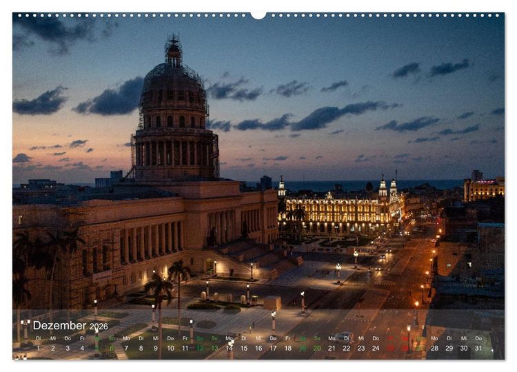 Produktbild: KUBA - Eine Zeitreise (Wandkalender 2026 DIN A2 quer), CALVENDO Monatskalender