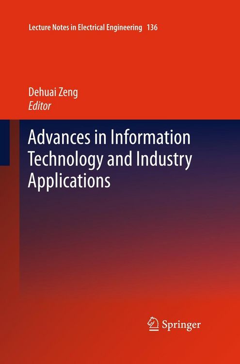 Produktbild: Advances in Information Technology and Industry Applications