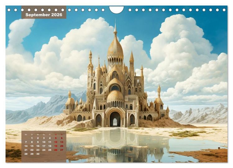 Produktbild: Exotische Pal&auml;ste (Wandkalender 2026 DIN A4 quer), CALVENDO Monatskalender