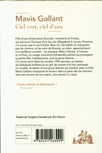 Produktbild: Ciel vert, ciel d'eau
