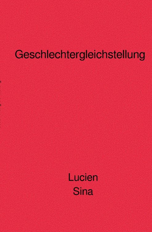 Produktbild: Geschlechtergleichstellung