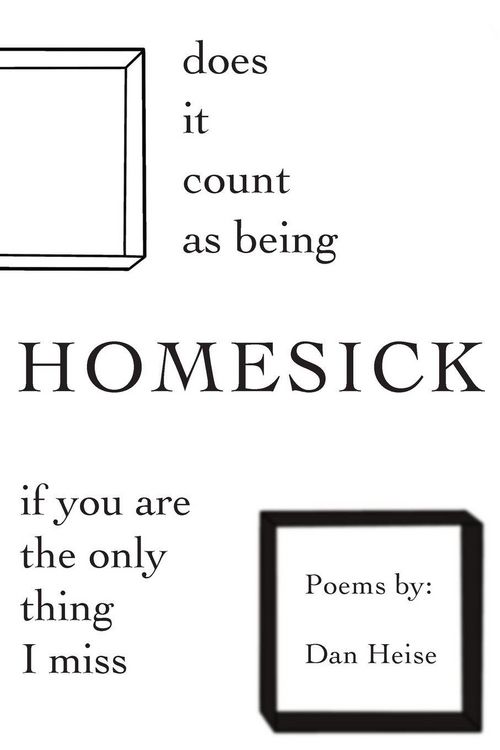 Produktbild: Does it Count as Being Homesick if You Are the Only Thing I Miss