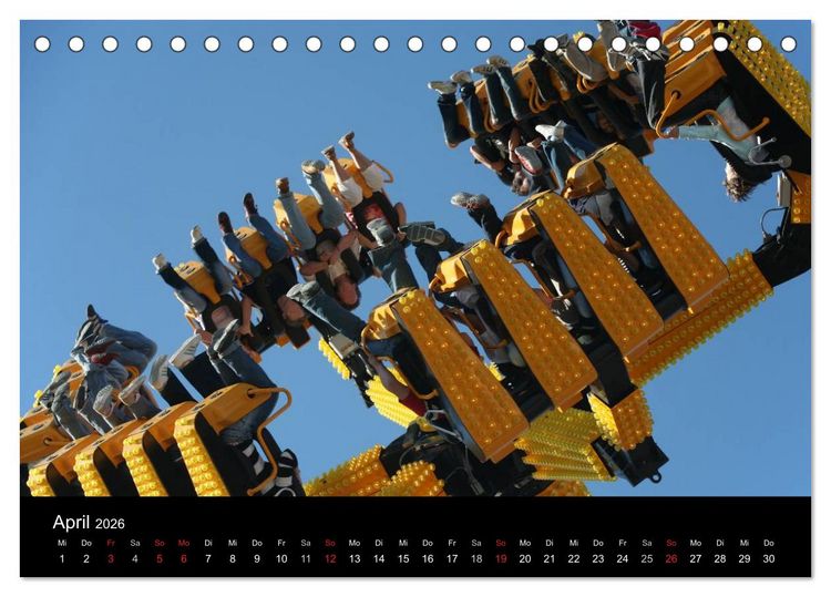 Produktbild: Jahrmarkt 2026 (Tischkalender 2026 DIN A5 quer), CALVENDO Monatskalender