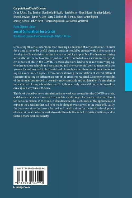 Produktbild: Social Simulation for a Crisis