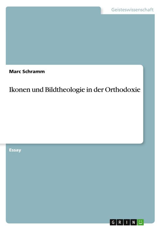 Produktbild: Ikonen und Bildtheologie in der Orthodoxie