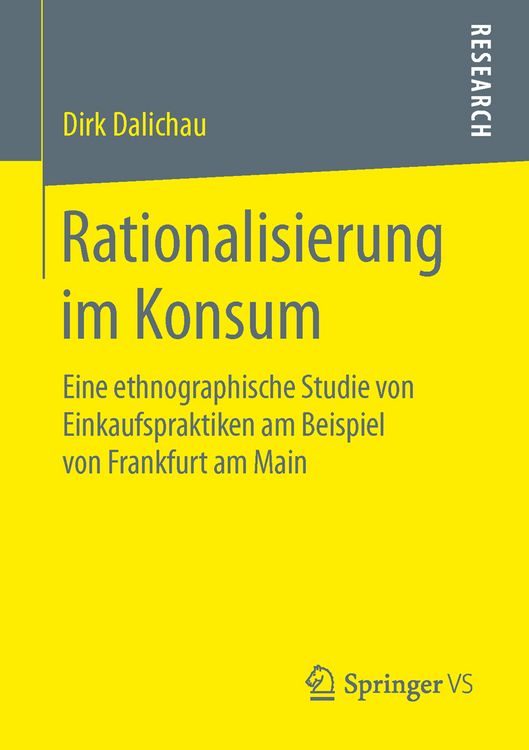 Produktbild: Rationalisierung im Konsum