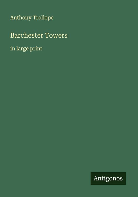 Produktbild: Barchester Towers