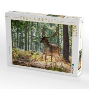 Produktbild: CALVENDO Puzzle Ein Motiv aus dem Kalender Emotionale Momente: Das Damwild. | 1000 Teile Lege-Gr&ouml;&szlig;e 64x48cm Foto-Puzzle f&uuml;r gl&uuml;ckliche Stunden