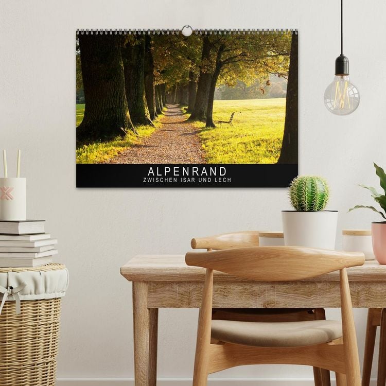 Produktbild: Alpenrand zwischen Isar und Lech (Wandkalender 2026 DIN A3 quer), CALVENDO Monatskalender