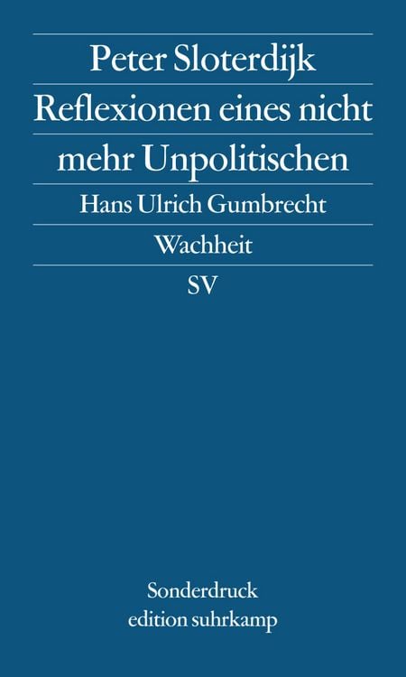 Produktbild: Reflexionen eines nicht mehr Unpolitischen