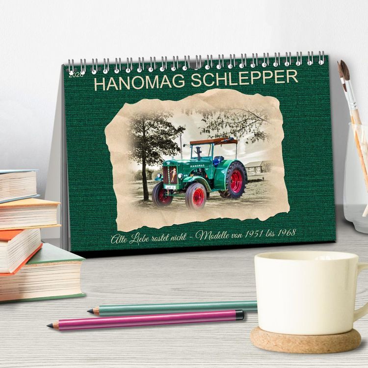 Produktbild: Hanomag Schlepper (Tischkalender 2026 DIN A5 quer), CALVENDO Monatskalender