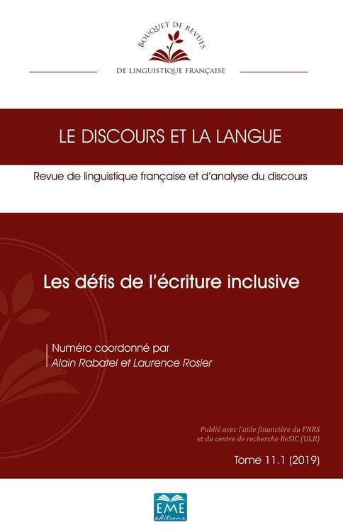 Produktbild: Les d&eacute;fis de l'&eacute;criture inclusive