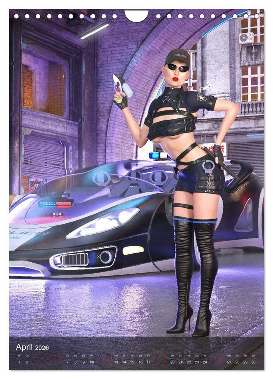 Produktbild: Science Fiction Pin Ups (Wandkalender 2026 DIN A4 hoch), CALVENDO Monatskalender