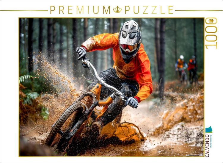 Produktbild: CALVENDO Puzzle Mit Highspeed durchs Gel&auml;nde | 1000 Teile Lege-Gr&ouml;&szlig;e 64x48cm Foto-Puzzle f&uuml;r gl&uuml;ckliche Stunden