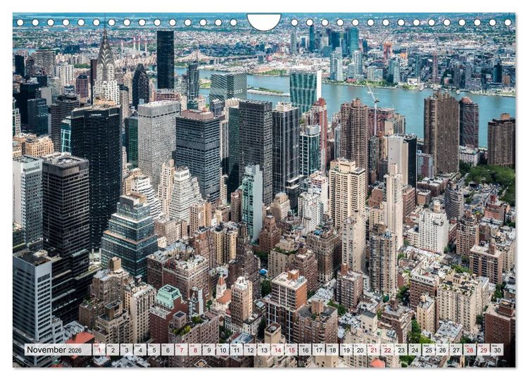 Produktbild: New York City Perspectives (Wall Calendar 2026 DIN A4 landscape), CALVENDO 12 Month Wall Calendar