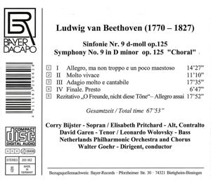 Produktbild: Sinfonie 9 d-moll op.125