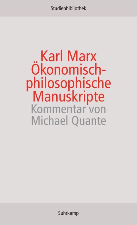 Produktbild: &Ouml;konomisch-philosophische Manuskripte
