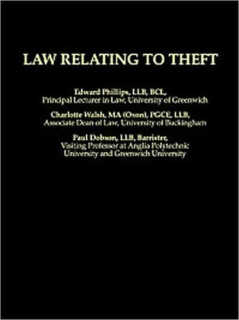 Produktbild: Law Relating to Theft