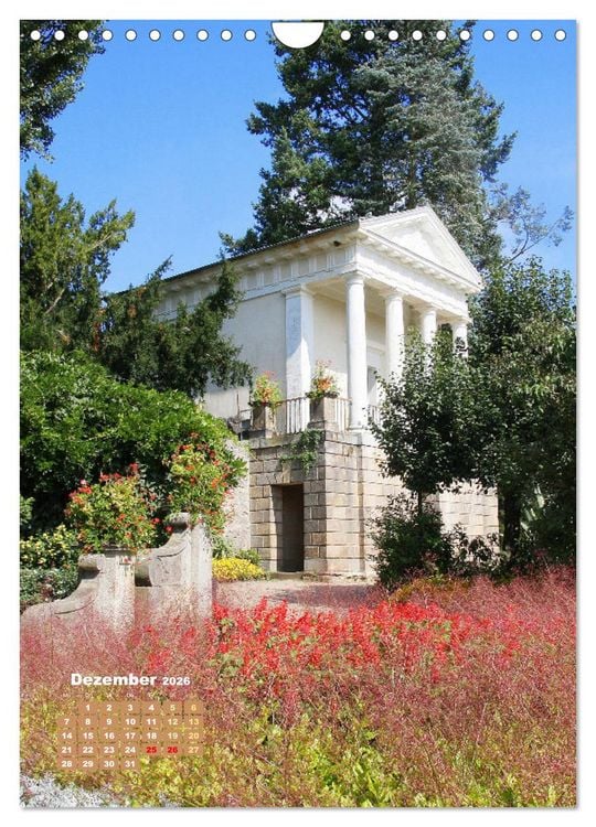 Produktbild: W&ouml;rlitzer Park und Luisium - Eine romantische Reise (Wandkalender 2026 DIN A4 hoch), CALVENDO Monatskalender