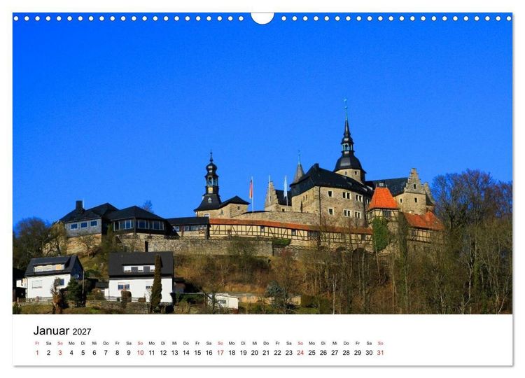 Produktbild: Deutschlands Burgen - Von der Burg zum Schloss (Wandkalender 2027 DIN A3 quer), CALVENDO Monatskalender