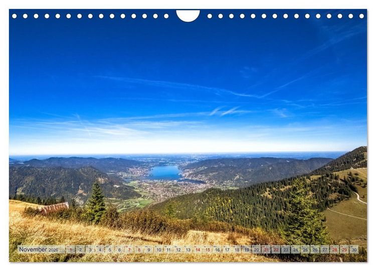 Produktbild: Malerischer Tegernsee (Wandkalender 2026 DIN A4 quer), CALVENDO Monatskalender
