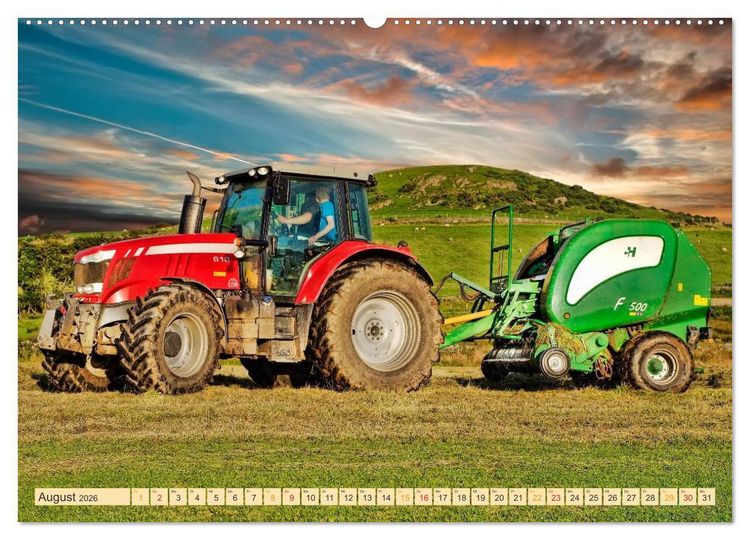 Produktbild: Landwirtschaft - die Zukunft ist digital (Wandkalender 2026 DIN A2 quer), CALVENDO Monatskalender