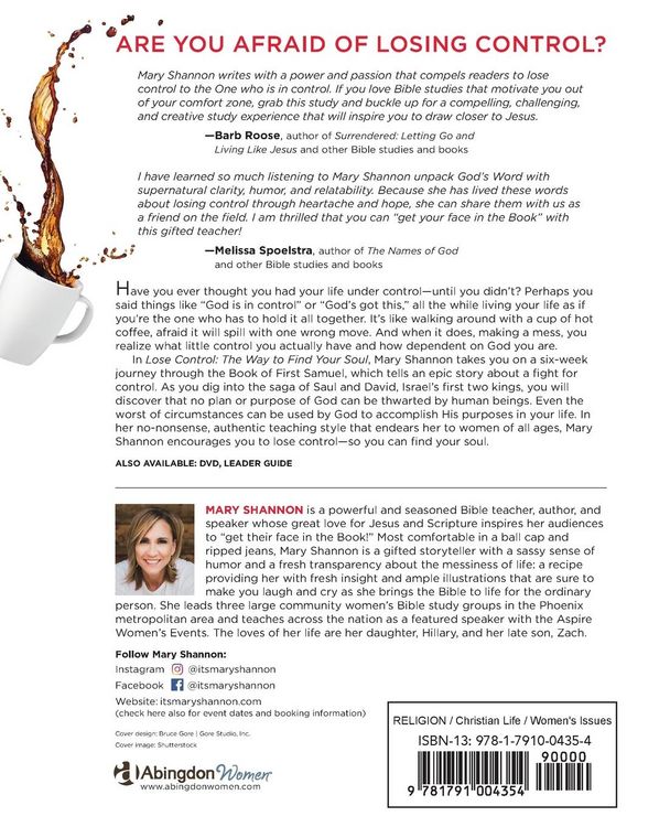 Produktbild: Lose Control - Women's Bible Study Participant Workbook