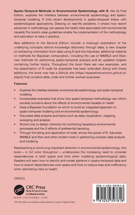 Produktbild: Spatio-Temporal Methods in Environmental Epidemiology with R