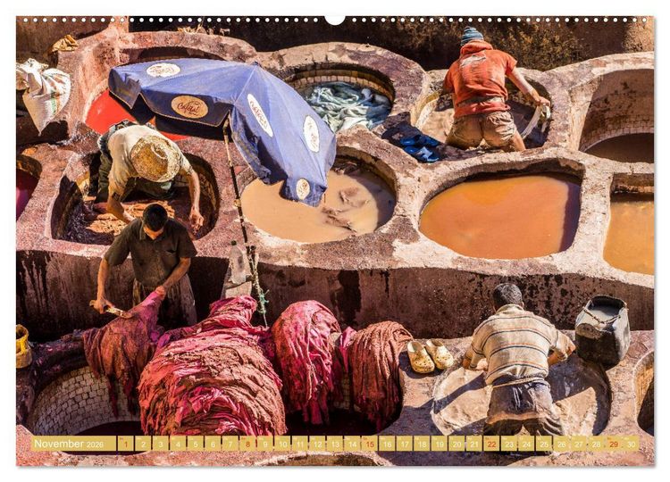 Produktbild: Die Farben Marokkos (hochwertiger Premium Wandkalender 2026 DIN A2 quer), Kunstdruck in Hochglanz