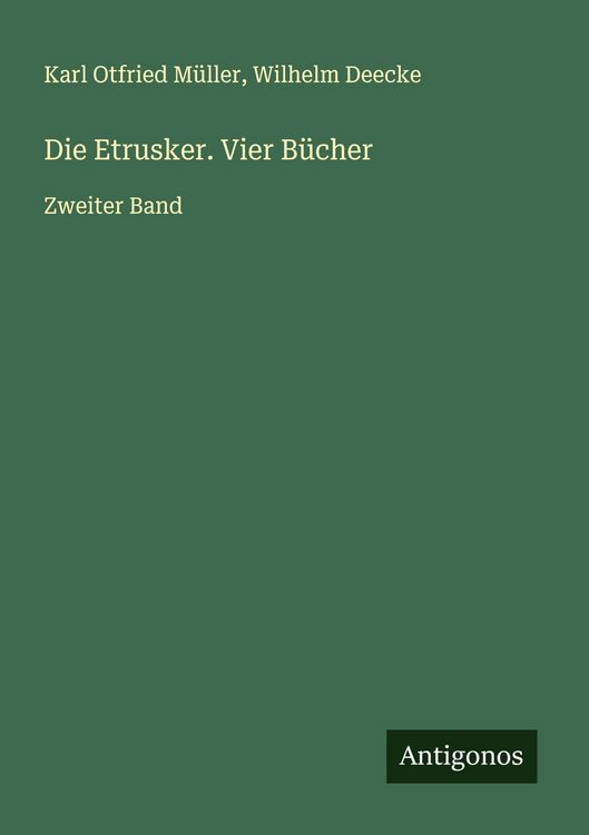 Produktbild: Die Etrusker. Vier B&uuml;cher