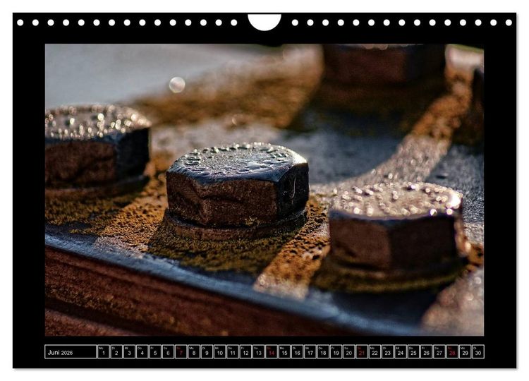 Produktbild: Industrie-Kunst 2026 (Wandkalender 2026 DIN A4 quer), CALVENDO Monatskalender