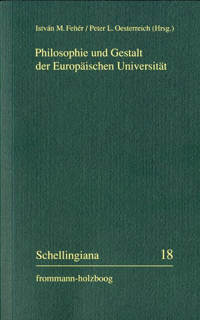 Produktbild: Philosophie und Gestalt der Europ&auml;ischen Universit&auml;t