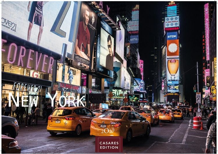 Produktbild: New York Kalender 2027 &ndash; Wandkalender | Fotokalender Nordamerika 35x50cm &ndash; Skylines, Streetlife & City-Lights der Metropole als stilvolle Deko f&uuml;r B&uuml;ro oder Zuhause