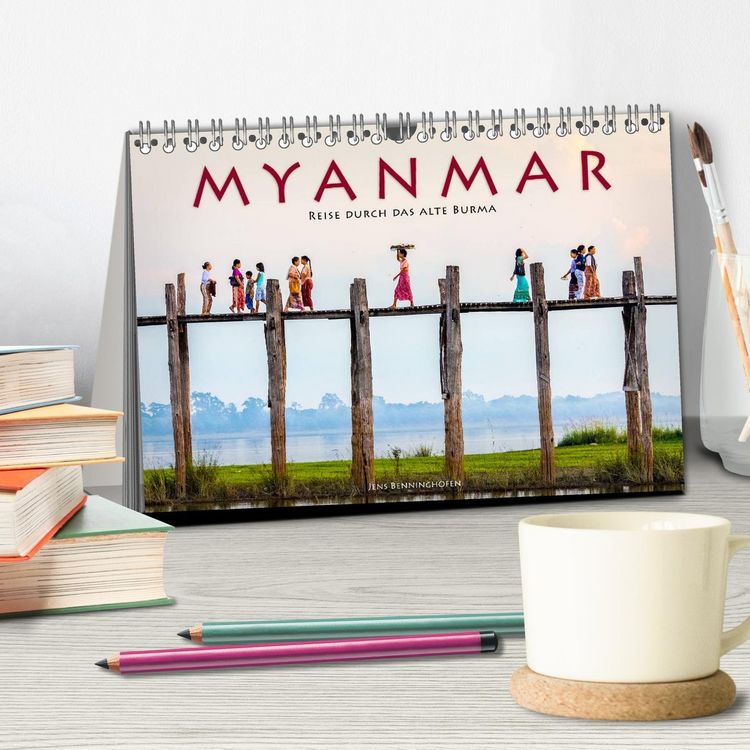 Produktbild: Myanmar - Reise durch das alte Burma (Tischkalender 2026 DIN A5 quer), CALVENDO Monatskalender