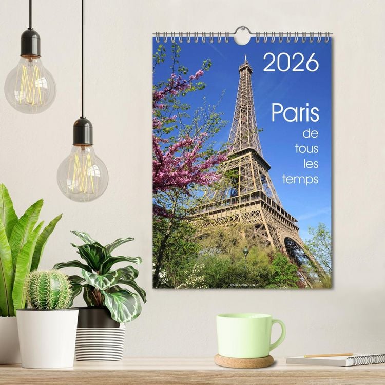 Produktbild: Paris de tous les temps (Calendrier mural 2026 DIN A4 horizontal), CALVENDO calendrier mensuel