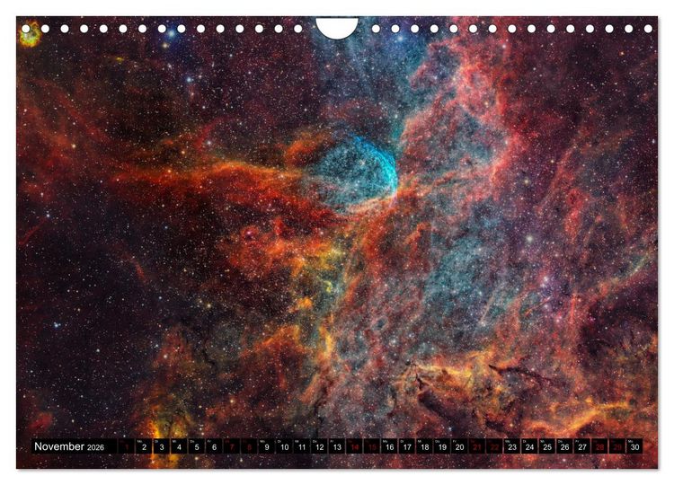 Produktbild: Deepsky 2026 (Wandkalender 2026 DIN A4 quer), CALVENDO Monatskalender