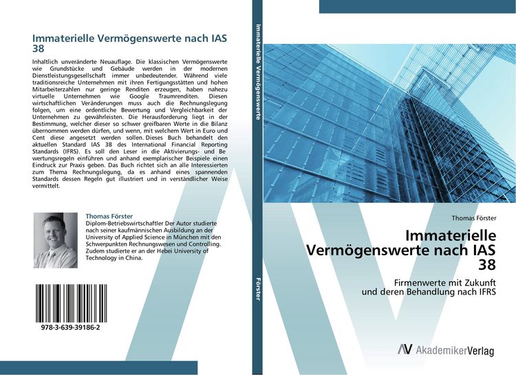 Produktbild: Immaterielle Verm&ouml;genswerte nach IAS 38